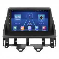 Штатная магнитола Lesko для Mazda 6 I (GG) 2002-2005 экран 9" 4/64Gb 4G Wi-Fi GPS Top