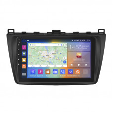 Штатная магнитола Lesko для Mazda 6 II (GH) 2007-2009 экран 9" 2/32Gb CarPlay 4G Wi-Fi GPS Prime