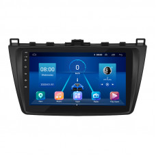 Штатная магнитола Lesko для Mazda 6 II (GH) 2007-2009 экран 9" 6/128Gb 4G Wi-Fi GPS Top