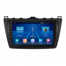 Штатная магнитола Lesko для Mazda 6 II (GH) Рестайлинг 2009-2013 экран 9" 2/32Gb 4G Wi-Fi GPS Top