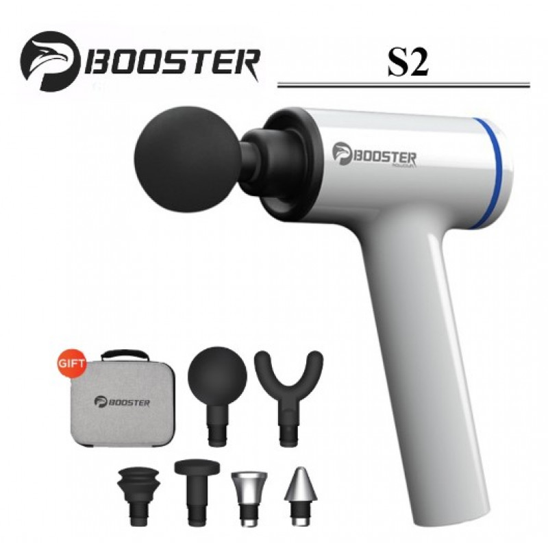 Перкуссионный  массажный пистолет триггерных точек Booster S2  Модель 2024г.