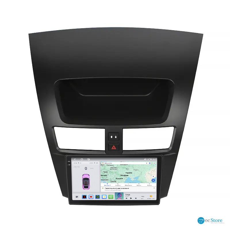 Штатная магнитола Lesko для Mazda BT-50 II 2011-2015 экран 9" 4/64 QLED CarPlay 4G Wi-Fi GPS 360 Prime