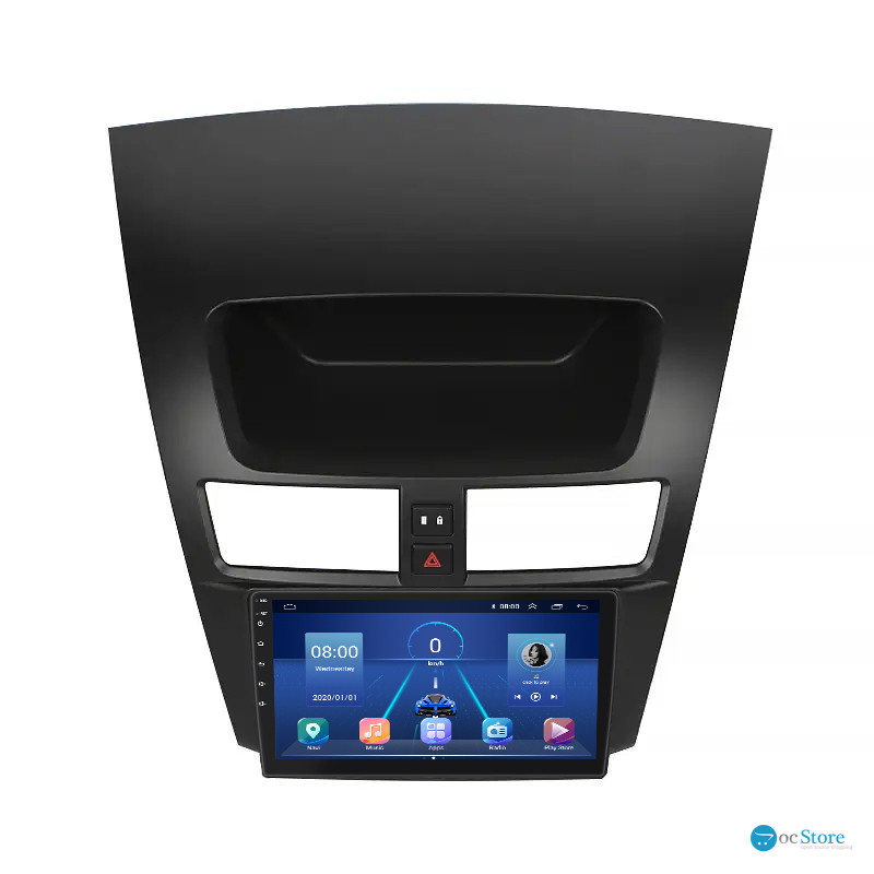 Штатная магнитола Lesko для Mazda BT-50 II 2011-2015 экран 9" 4/64Gb 4G Wi-Fi GPS Top