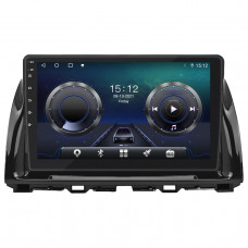 Штатная магнитола Lesko для Mazda CX-5 I Рестайлинг 2015-2017 экран 10" 4/64Gb 4G Wi-Fi GPS Top