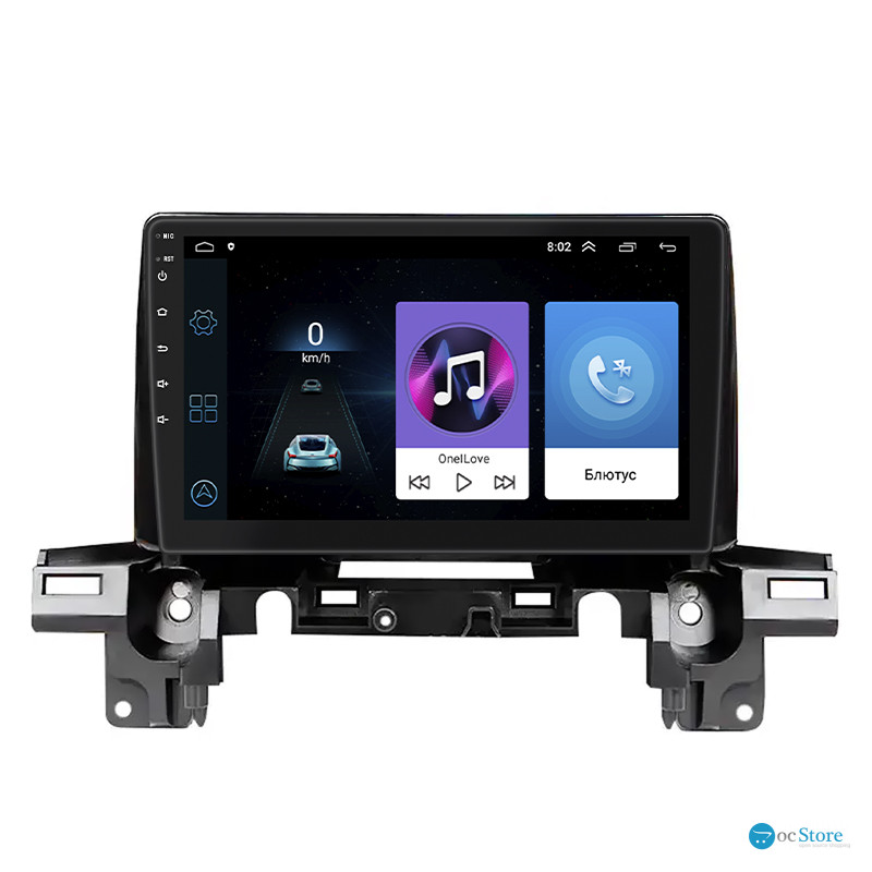 Штатная магнитола Lesko для Mazda CX-5 II 2017-н.в. экран 9" 1/16Gb Wi-Fi GPS Base