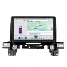 Штатная магнитола Lesko для Mazda CX-5 II 2017-н.в. экран 9" 4/64 QLED CarPlay 4G Wi-Fi GPS 360 Prime