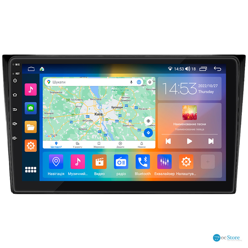 Штатная магнитола Lesko для Mazda CX-9 I 2006-2012 экран 10" 2/32Gb CarPlay 4G Wi-Fi GPS Prime