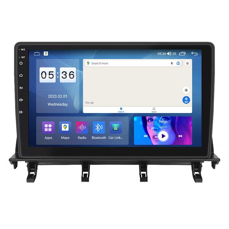 Штатная магнитола Lesko для Mazda Demio II (DY) 2002-2007 экран 10" 2/32Gb CarPlay 4G Wi-Fi GPS Prime