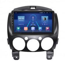 Штатная магнитола Lesko для Mazda Demio III (DE) 2007-2014 экран 9" 6/128Gb 4G Wi-Fi GPS Top