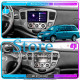 Штатная магнитола Lesko для Mazda MPV II (LW) Рестайлинг 2003-2006 экран 9" 1/16Gb Wi-Fi GPS Base