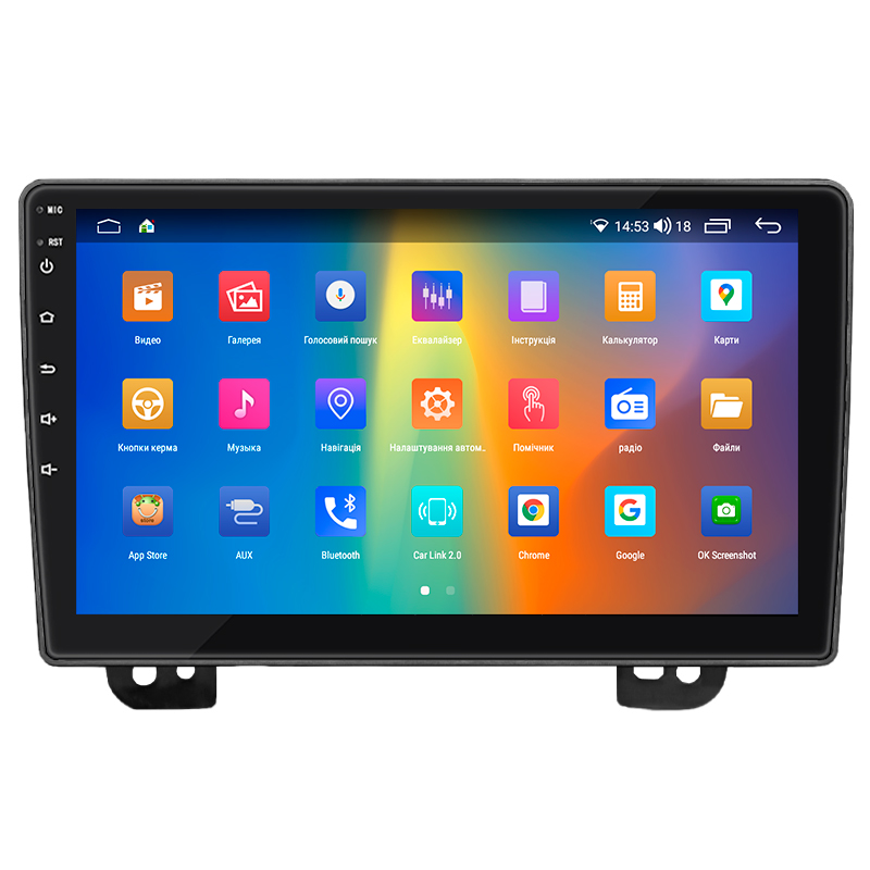 Штатная магнитола Lesko для Mazda MPV II (LW) Рестайлинг 2003-2006 экран 9" 2/32Gb CarPlay 4G Wi-Fi GPS Prime