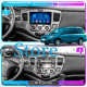 Штатная магнитола Lesko для Mazda MPV II (LW) Рестайлинг 2003-2006 экран 9" 4/64Gb 4G Wi-Fi GPS Top