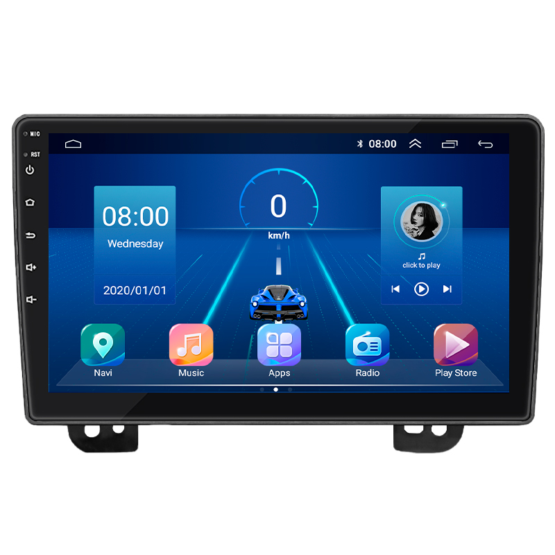 Штатная магнитола Lesko для Mazda MPV II (LW) Рестайлинг 2003-2006 экран 9" 6/128Gb 4G Wi-Fi GPS Top