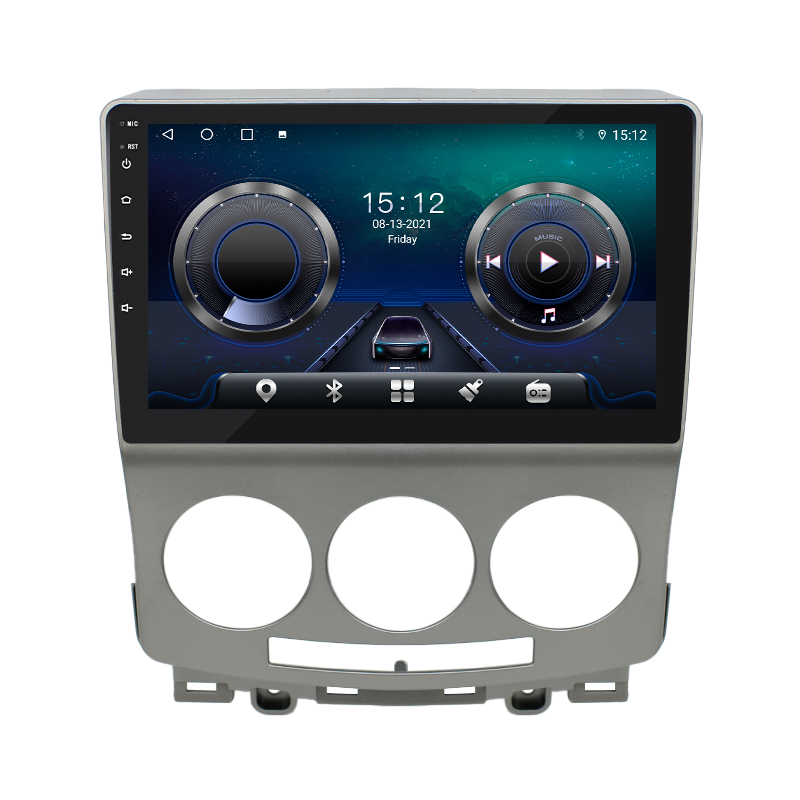 Штатная магнитола Lesko для Mazda Premacy II (CR) 2005-2007 экран 9" 4/64Gb 4G Wi-Fi GPS Top