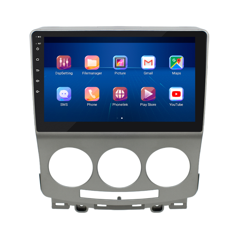 Штатная магнитола Lesko для Mazda Premacy II (CR) Рестайлинг 2007-2010 экран 9" 2/32Gb 4G Wi-Fi GPS Top