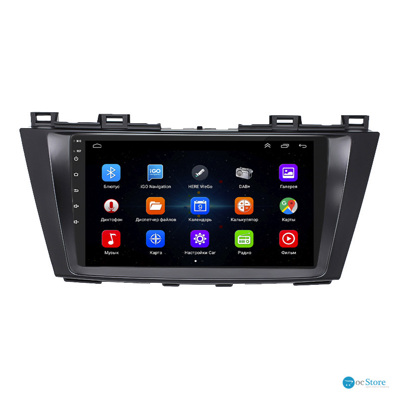 Штатная магнитола Lesko для Mazda Premacy III (CW) 2010-2017 экран 9" 2/32Gb Wi-Fi GPS Base