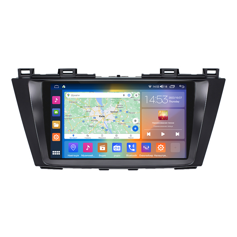 Штатная магнитола Lesko для Mazda Premacy III (CW) 2010-2017 экран 9" 2/32Gb CarPlay 4G Wi-Fi GPS Prime