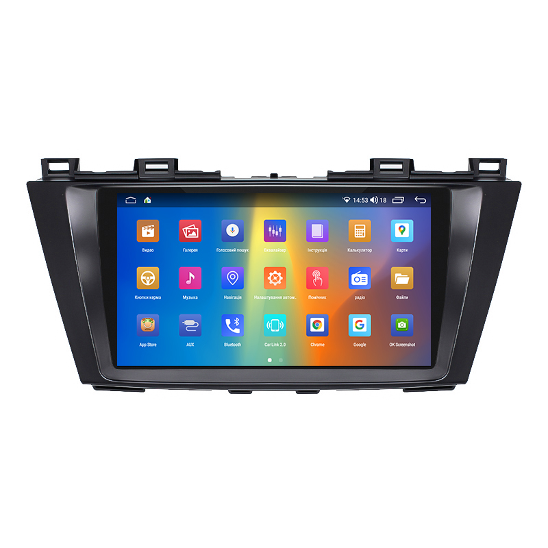 Штатная магнитола Lesko для Mazda Premacy III (CW) 2010-2017 экран 9" 2/32Gb CarPlay 4G Wi-Fi GPS Prime