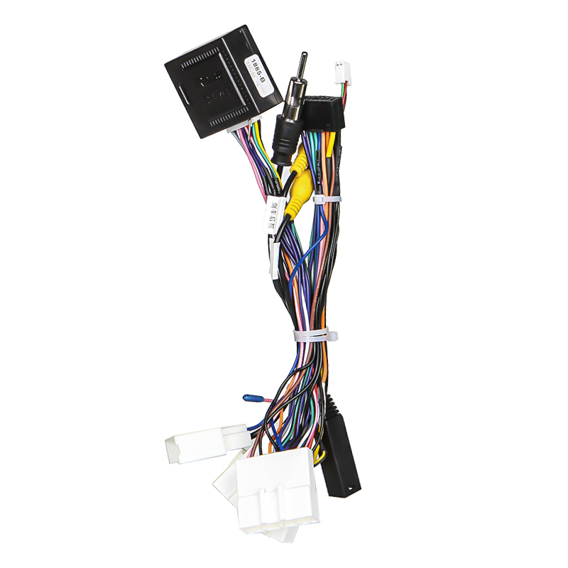 Адаптер штатного усилителя Фишка FEELDO Toyota Camry (USA) Land Cruiser Fortuner Prius RAV4 Highlander CAN-BUS (1885)