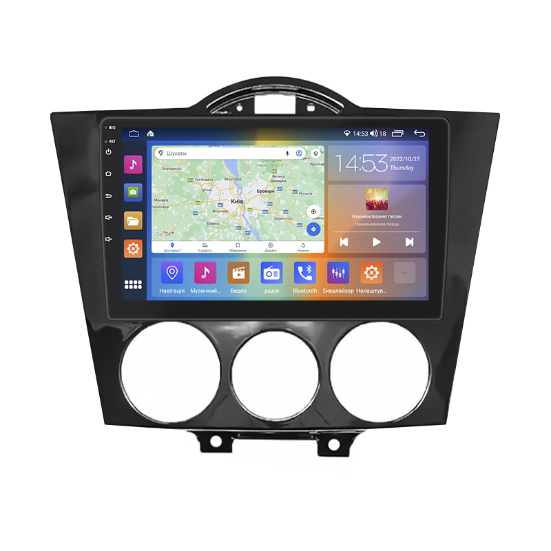 Штатная магнитола Lesko для Mazda RX-8 I 2003-2008 экран 9" 4/64Gb CarPlay 4G Wi-Fi GPS Prime