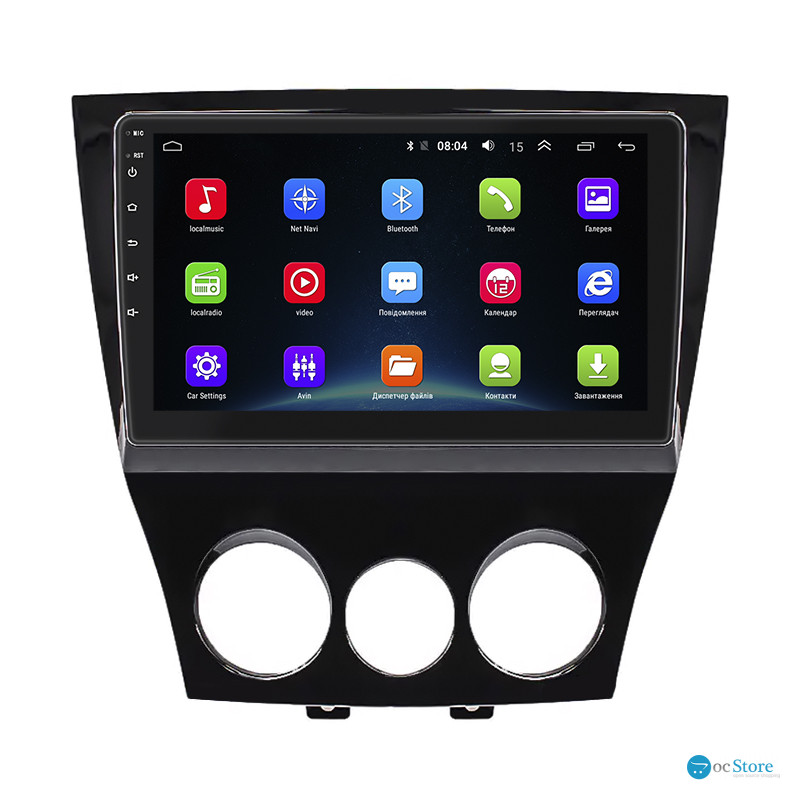 Штатная магнитола Lesko для Mazda RX-8 I Рестайлинг 2008-2012 экран 9" 2/32Gb Wi-Fi GPS Base