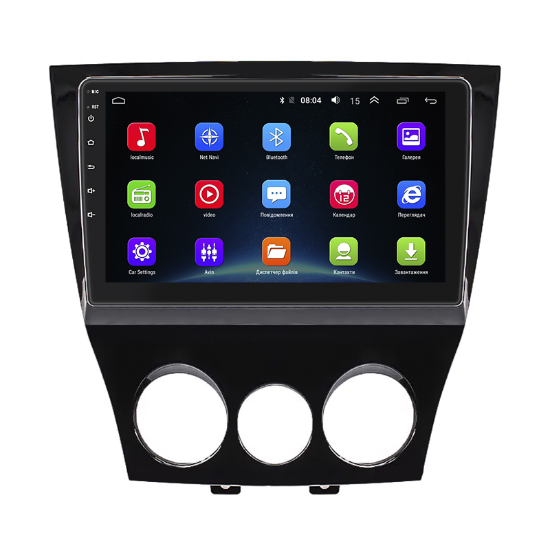 Штатная магнитола Lesko для Mazda RX-8 I Рестайлинг 2008-2012 экран 9" 2/32Gb Wi-Fi GPS Base