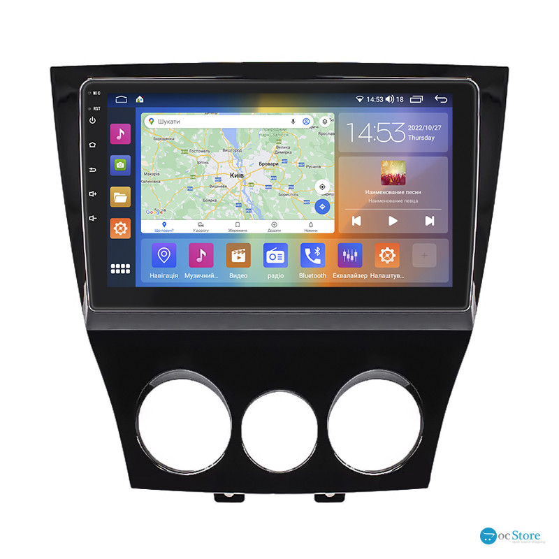 Штатная магнитола Lesko для Mazda RX-8 I Рестайлинг 2008-2012 экран 9" 2/32Gb CarPlay 4G Wi-Fi GPS Prime
