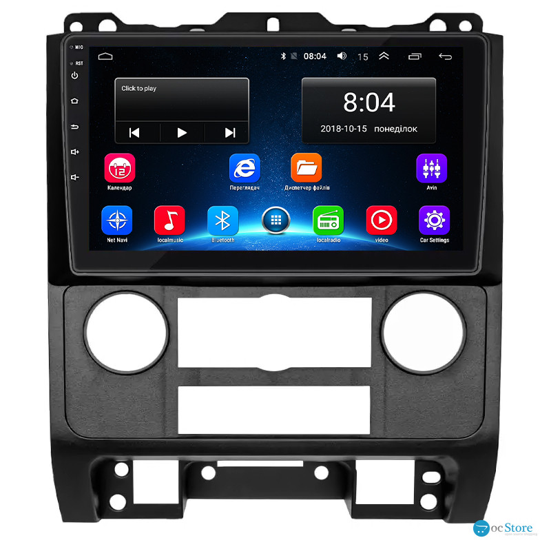 Штатная магнитола Lesko для Mazda Tribute II 2007-2011 экран 9" 2/32Gb Wi-Fi GPS Base