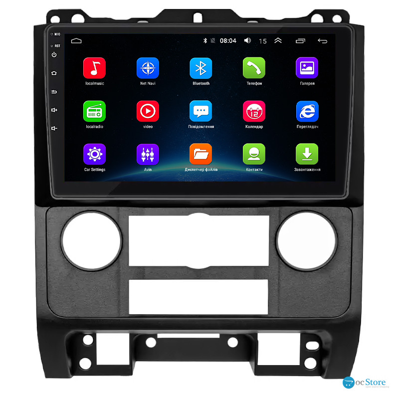 Штатная магнитола Lesko для Mazda Tribute II 2007-2011 экран 9" 2/32Gb Wi-Fi GPS Base