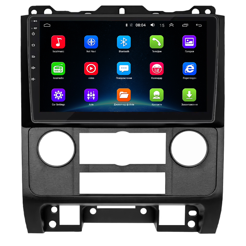 Штатная магнитола Lesko для Mazda Tribute II 2007-2011 экран 9" 2/32Gb Wi-Fi GPS Base