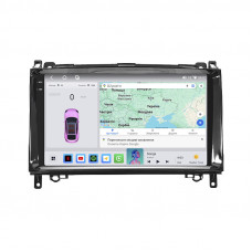 Штатная магнитола Lesko для Mercedes-Benz A-Класс II (W169) 2004-2008 экран 9" 4/64 QLED CarPlay 4G Wi-Fi GPS 360 Prime