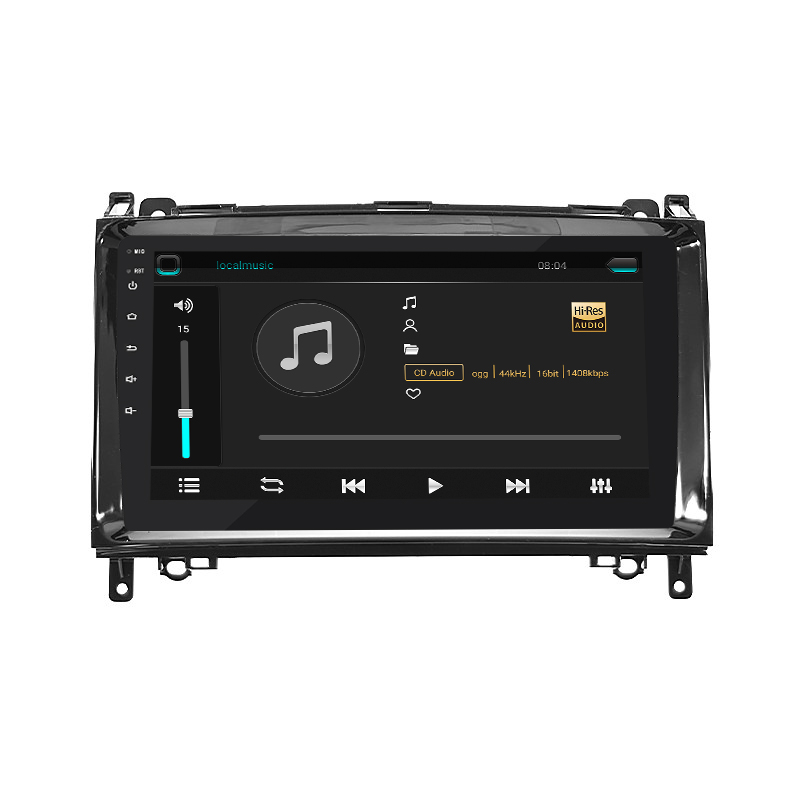 Штатная магнитола Lesko для Mercedes-Benz A-Класс II (W169) 2004-2008 экран 9" 2/32Gb 4G Wi-Fi GPS Top