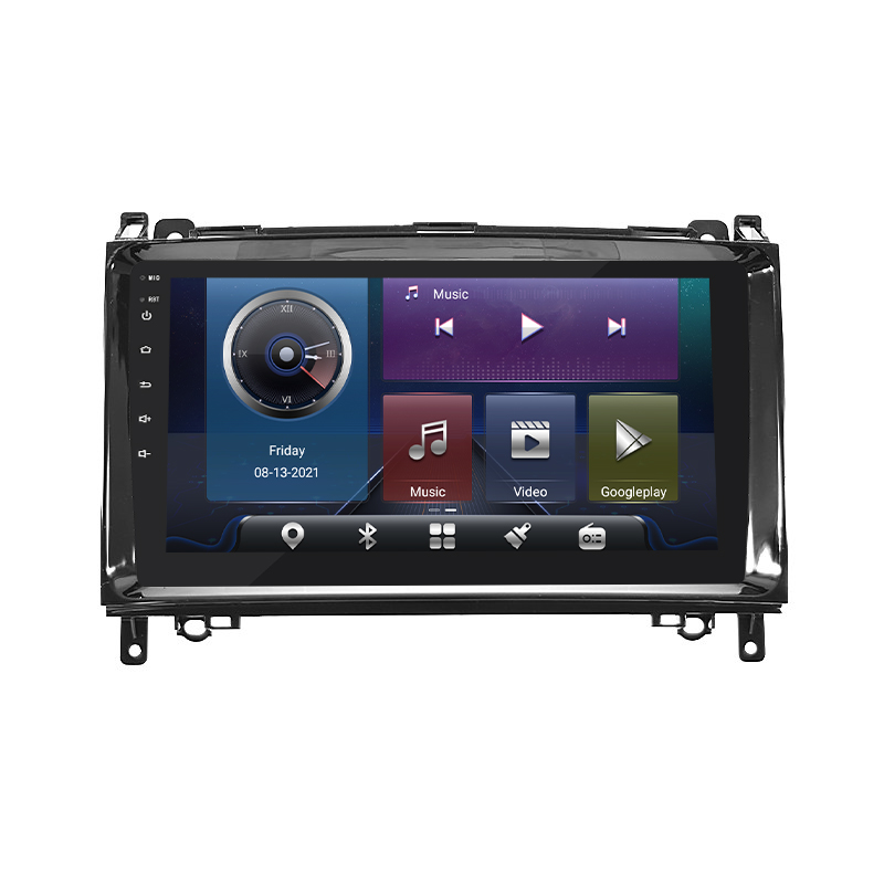 Штатная магнитола Lesko для Mercedes-Benz A-Класс II (W169) 2004-2008 экран 9" 4/64Gb 4G Wi-Fi GPS Top