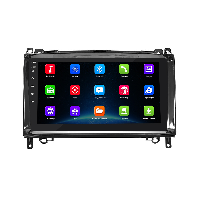 Штатная магнитола Lesko для Mercedes-Benz A-Класс II (W169) Рестайлинг 2008-2012 экран 9" 2/32Gb Wi-Fi GPS Base