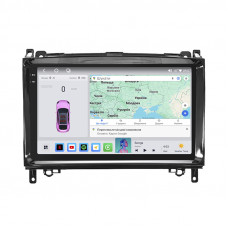 Штатная магнитола Lesko для Mercedes-Benz A-Класс II (W169) Рестайлинг 2008-2012 экран 9" 4/64 QLED CarPlay 4G Wi-Fi GPS 360 Prime