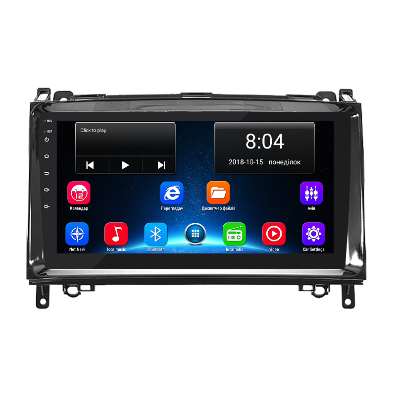 Штатная магнитола Lesko для Mercedes-Benz B-Класс I (W245) 2005-2009 экран 9" 2/32Gb Wi-Fi GPS Base