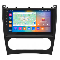 Штатная магнитола Lesko для Mercedes-Benz C-Класс II (W203) Рестайлинг 2004-2008 экран 9" 2/32Gb CarPlay 4G Wi-Fi GPS Prime