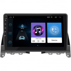 Штатная магнитола Lesko для Mercedes-Benz C-Класс III (W204) 2006-2011 экран 9" 1/16Gb Wi-Fi GPS Base