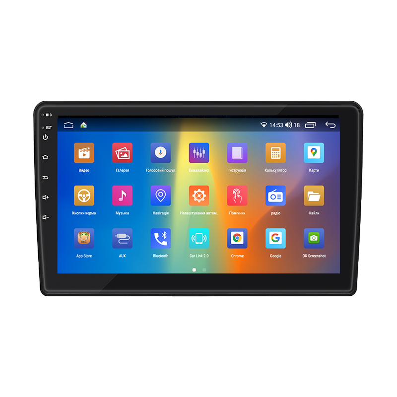 Штатная магнитола Lesko для Mercedes-Benz CLK-Класс II (W209) 2002-2005 экран 9" 4/64Gb CarPlay 4G Wi-Fi GPS Prime