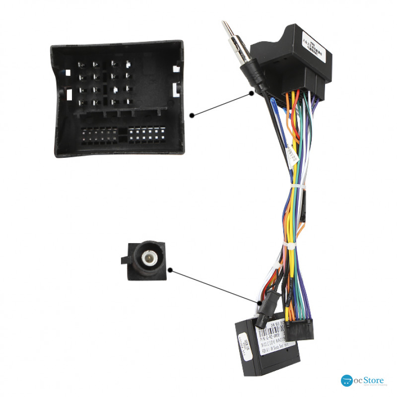 Адаптер штатного уселителя FEELDO Volkswagen Sharan 2010-2022 Seat Alhambra 2010-2022 CAN-BUS (5619)