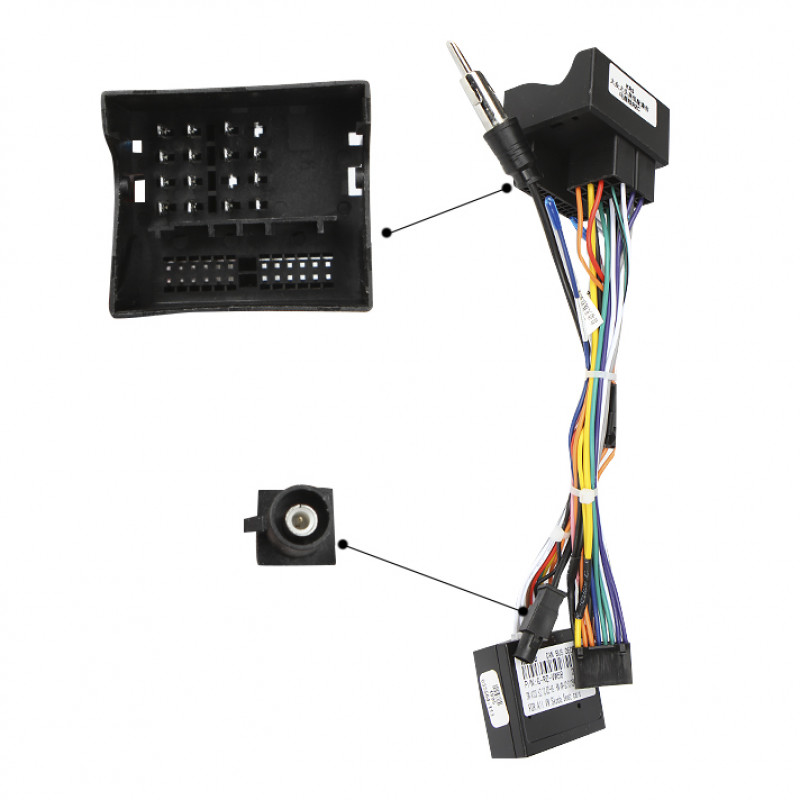 Адаптер штатного уселителя FEELDO Volkswagen Sharan 2010-2022 Seat Alhambra 2010-2022 CAN-BUS (5619)