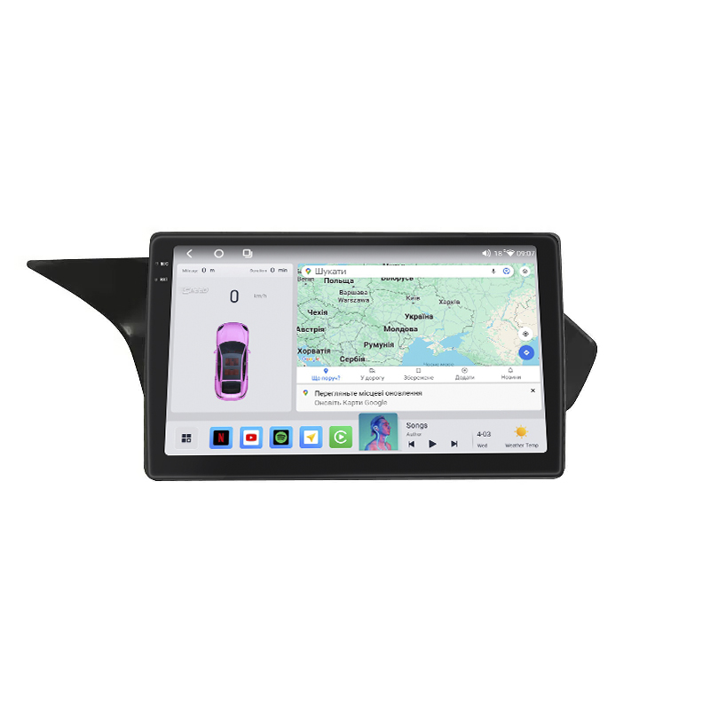 Штатная магнитола Lesko для Mercedes-Benz E-Класс AMG IV (W212, S212) 2009-2013 экран 10" 4/64 QLED CarPlay 4G Wi-Fi GPS 360 Prime