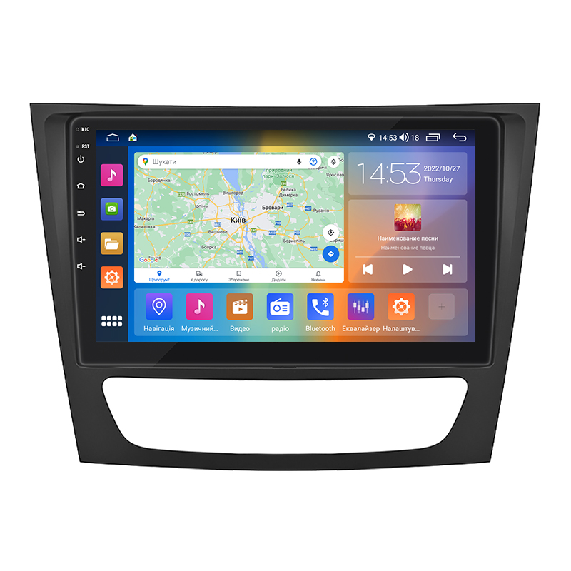 Штатная магнитола Lesko для Mercedes-Benz E-Класс III (W211, S211) 2002-2006 экран 9" 2/32Gb CarPlay 4G Wi-Fi GPS Prime