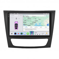 Штатная магнитола Lesko для Mercedes-Benz E-Класс III (W211, S211) Рестайлинг 2006-2009 экран 9" 4/64 QLED CarPlay 4G Wi-Fi GPS 360 Prime