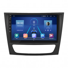 Штатная магнитола Lesko для Mercedes-Benz E-Класс III (W211, S211) Рестайлинг 2006-2009 экран 9" 6/128Gb 4G Wi-Fi GPS Top