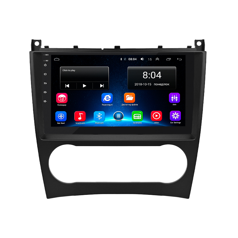 Штатная магнитола Lesko для Mercedes-Benz G-Класс II (W463) Рестайлинг 1 2006-2008 экран 9" 2/32Gb Wi-Fi GPS Base