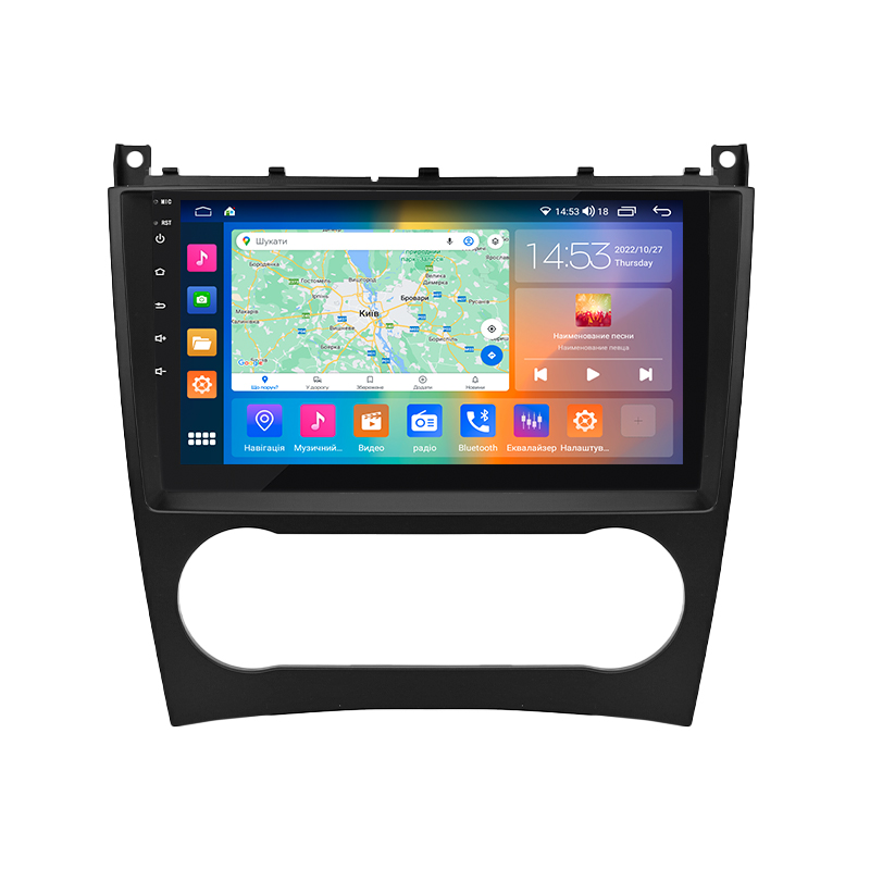 Штатная магнитола Lesko для Mercedes-Benz G-Класс II (W463) Рестайлинг 1 2006-2008 экран 9" 4/64Gb CarPlay 4G Wi-Fi GPS Prime