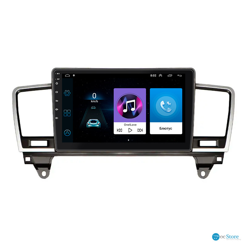 Штатная магнитола Lesko для Mercedes-Benz M-Класс III (W166) 2011-2015 экран 9" 1/16Gb Wi-Fi GPS Base
