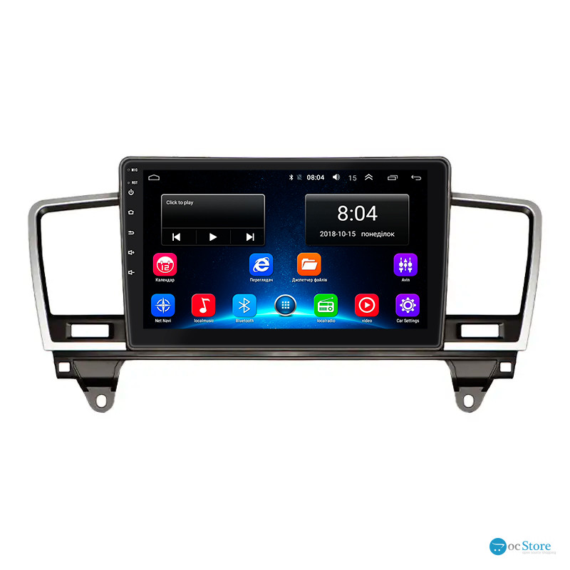 Штатная магнитола Lesko для Mercedes-Benz M-Класс III (W166) 2011-2015 экран 9" 2/32Gb Wi-Fi GPS Base