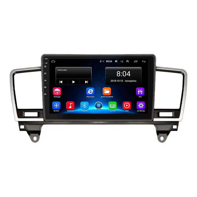 Штатная магнитола Lesko для Mercedes-Benz M-Класс III (W166) 2011-2015 экран 9" 2/32Gb Wi-Fi GPS Base